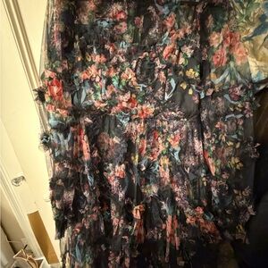 Floral Mesh Dress